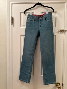 Levi's Boys 511 Slim Flex Stretch Straight Leg Jeans in Medium Blue